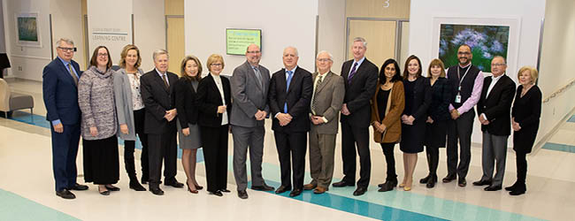 Joseph Brant Hospital Board of Directors posed in the Michael Lee-chin & Family Patient Tower